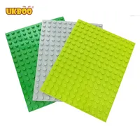UKBOO Color مخصص 12*16 نقطة كبيرة من الطوب كتل Legoinglys حجم Baseplate