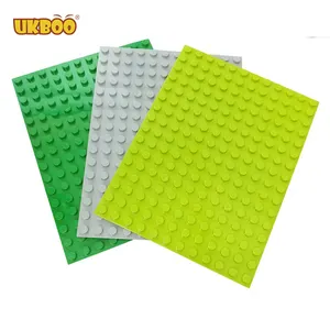 Groothandel lego pijlers-Ukboo Kleur Custom 12*16 Dots Baksteen Blokken Legoinglys Size Grondplaat