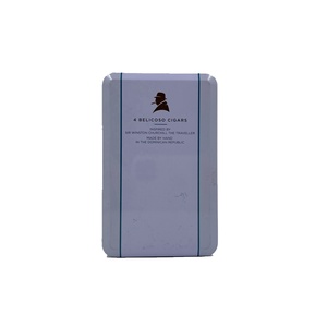 Caja de Almacenamiento de Cigarrillos/Tabaco Personalizada, Caja Metálica Cuadrada de Hojalata para Cigarrillos - Product Image 2