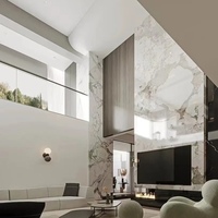 Panneau mural en fibre de charbon de bambou tendance, panneaux PVC haute brillance imperméables pour la décoration murale et de plafond intérieure moderne