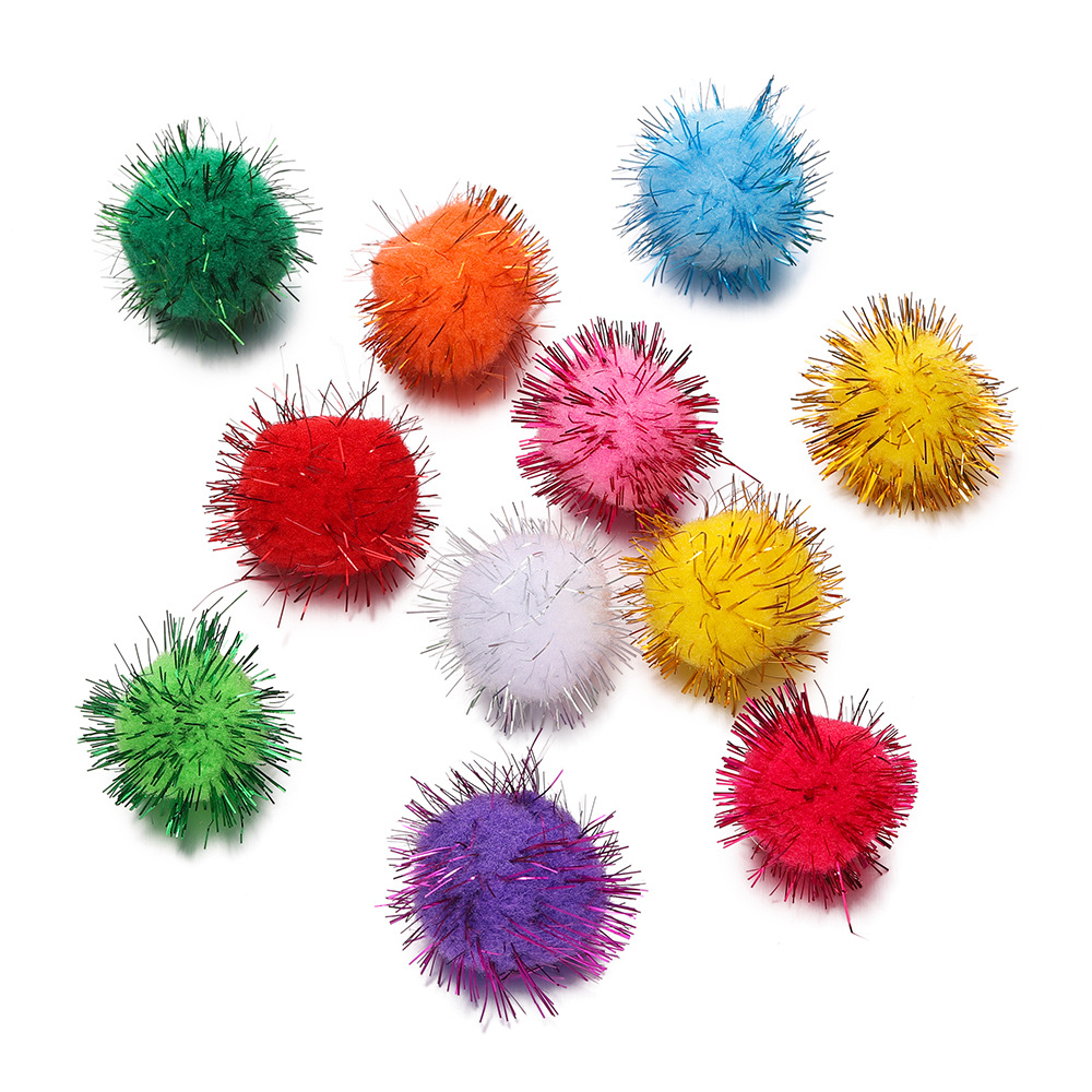 Pompon en fil d'or de 1,5 cm