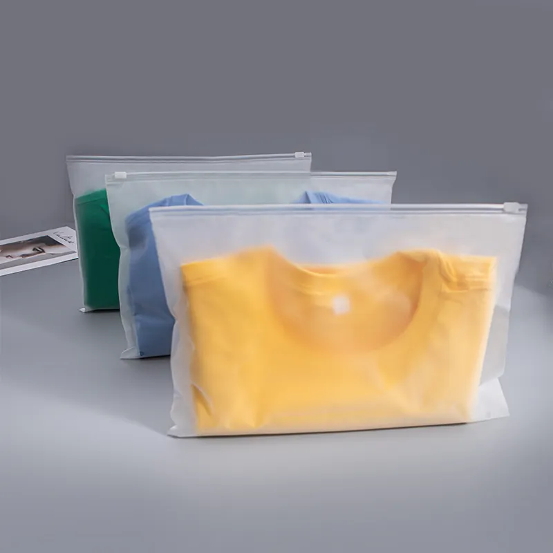하이 퀄리티 샘플 제공 인쇄 파우치 포장 투명 포장 가방 맞춤형 로고 지퍼백 의류 포장