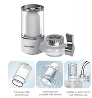 Purificador de Agua para Grifo con Certificación NSF, Reduce el Mal Sabor, Dispositivo de Filtración de Agua para Grifo Doméstico