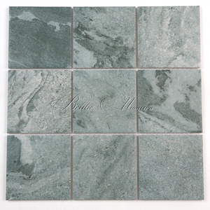 Azulejo de Porcelana para Piscina, Mosaico de 5 mm de Grosor, Superficie Mate, Revestimiento Moderno para Paredes Exteriores, Diseño Tropical, Efecto Estilo Bali - Product Image 4