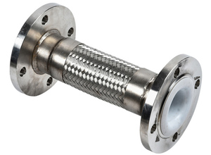 Tuyau ondulé en acier tressé résistant à la corrosion pour applications chimiques avec raccord à bride - Product Image 6