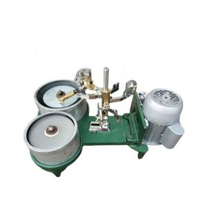 Machine de polissage et de facettage à double disque pour pierres précieuses, meuleuse plate et polisseuse d'angle pour lapidaire - Product Image 1