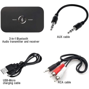 For 5.0 Adapter Receiver Transmitter <b>AUX</b> RCA Audio Converter Wireless Stereo Made in Italy - Product Image 2