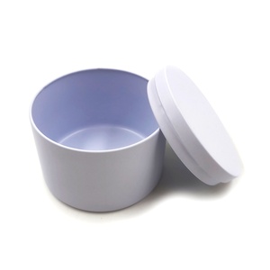 Cajas de Embalaje para Velas de Metal Redondas con Tapa de Imitación Madera de 8oz, Frascos de Metal Recargables y Vacíos para Velas - Product Image 3