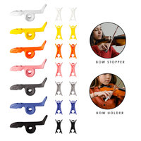 NOUVEAU Design Clip On Violon Débutant Archet Holder Professional Parts Silicone Small Finger Corrector Holder Bow Stopper