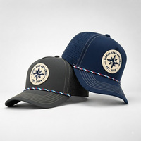 Gorra de Golf de 5 Paneles con Cordón, Parche con Logotipo Personalizado, Gorras de Béisbol Impermeables, Gorras Deportivas
