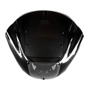 Black ABS Quarter Fairing with Clear PC Windshield for Harley 86-94 FXR and 95-05 Dyna Models