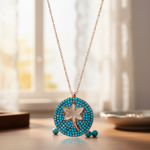 Libélula diseño Nano turquesa circón piedra colgante turco venta al por mayor hecho a mano 925 joyería de plata esterlina - Product Image 3