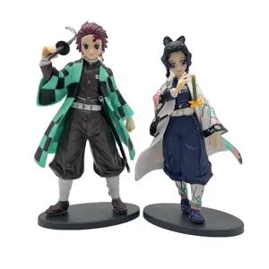 6 estilos Kamado Tanjirou Agatsuma Zenitsu Hashira adornos anime figura demonio asesino estatuilla