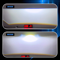 Nouvel Arrivage – Lentille de projecteur Bi-LED 3 pouces à cinq lasers, 180W, faisceau puissant, avec 2 ventilateurs, 6500K, IP68, pour mise à niveau des phares de voiture, personnalisable avec logo