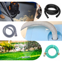 Tuyau flexible en PVC léger et durable de 25 mm à 75 mm avec armature en acier pour aspirateur, idéal pour la collecte de poussière