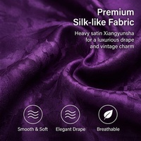 Nouvelle Blouse Chinoise en Satin Lourd Xiangyunsha avec Broderie Florale Française Faite à la Main et Boutons – Haut Rétro Élégant pour Femme