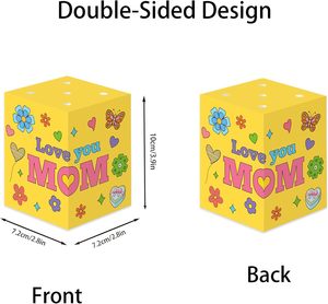 12 Cajas de Papel con Diseño Floral para el Día de la <span class=keywords><strong>Madre</strong></span>, para Mamás y Mujeres Especiales, Fiestas, Cumpleaños, Celebraciones y Reuniones Sociales - Product Image 3