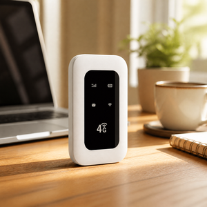 อุปกรณ์ฮอตสปอต JIMI แบบพกพา 4G พร้อมซิมการ์ด <span class=keywords><strong>MIFI</strong></span> ไวไฟไร้สายแบบพกพา WiFi 6 เราเตอร์พกพาสำหรับใช้งานนอกสถานที่ VPN QoS 300Mbps ESIM/VSIM - Product Image 1