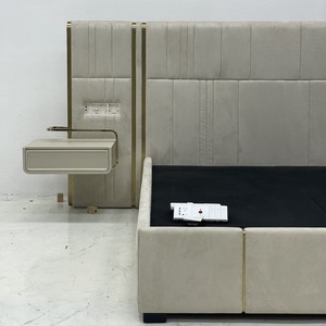 Nhập khẩu thanh lịch Buk khách sạn tấm Murphy sàn gỗ cứng furnitureure nhung người lớn tếch với không gian gia đình Thiết kế GIƯỜNG KHUNG - Product Image 2