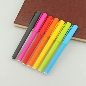 Bolígrafo Personalizado al por Mayor con Logotipo, Tinta de Gel Brillante, Cuerpo de Goma Suave, Clip Grande, Mecanismo Giratorio Colorido Promocional, 0.5mm, Plástico - Product Image 4