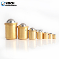 VEICH VCN410 Plongeur à ressort à bille en laiton de haute qualité, à ajustement par pression, avec bille en SUS440C, conception durable, tailles 3-12mm, gestion de la qualité