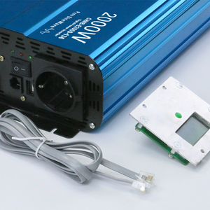 Инвертор тороидальный CHUHAN CHNB-E2000, 2000 Вт, DC 24В, 110В, однофазный, чистая синусоида, с ЖК-дисплеем, 50/60 Гц, 18.18А, 418x185x85мм, 2.9кг - Product Image 6