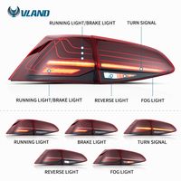 Feux arrière Vland personnalisés, plug and play, laser LED, pour VW Volkswagen Golf 7 MK7 TDI TSI 2013 2014 2015 2016 2017