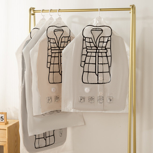 Sacs de compression <span class=keywords><strong>sous</strong></span> <span class=keywords><strong>vide</strong></span> pliables, sacs de compression pour vêtements suspendus, sacs de compression pour vestes, pour un rangement sans poussière - Product Image 2