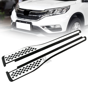 Marchepieds latéraux pour Honda CR-V 2012-2016, motif diamant, installation sans perçage, style fixe, marchepieds extérieurs - Product Image 2