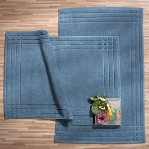 Luxury 32s/1 100% Cotton <strong>Bath</strong> <strong>Mat</strong> Jacquard Weave Anti-Slip Absorbent Soft Floor <strong>Mat</strong> for Bathroom Home Hotel <strong>Green</strong> - Product Image 4