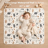 Protège-matelas imperméable lavable pour enfants et bébés contre l'incontinence et l'énurésie nocturne