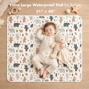 <strong>Bed</strong> <strong>Wetting</strong> Incontinence Cover Toddler Children Baby <strong>Waterproof</strong> <strong>Bed</strong> <strong>Pad</strong> Washable <strong>Mattress</strong> <strong>Pad</strong> - Product Image 2