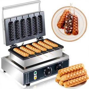 Macchina per Waffle Stick e Corn Dog a Doppio Uso Commerciale e Domestico in Acciaio Inossidabile - Product Image 1