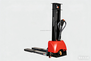 Apilador Autocargable Portátil con Batería de Iones de Litio de 1T 1.5T, Precio de Fábrica, con Neumáticos de Poliuretano Ajustables - Product Image 2