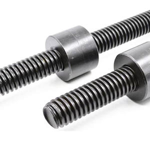 Vis à billes de haute résistance de grade 8.8 T8, <span class=keywords><strong>tige</strong></span> <span class=keywords><strong>filetée</strong></span> trapézoïdale en acier inoxydable de 8 mm pour imprimante 3D, machine CNC, axe Z DIN975 - Product Image 1