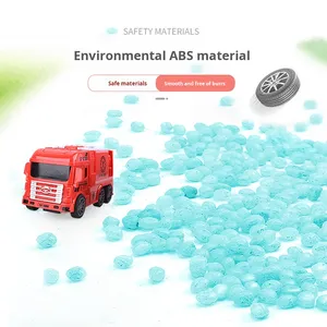 <span class=keywords><strong>Camion</strong></span> de pompiers, <span class=keywords><strong>camion</strong></span> d'assainissement, jouet en plastique à inertie pour enfants TikTok, modèle à l'échelle 1/5, durable, à tirer en arrière, pour garçons - Product Image 4