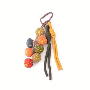 Kawaii Fabric Fruit Keychain Mori Girl Style Plush <b>Doll</b> Pendant Creative Handwoven Bag <b>Accessory</b> Gift for Teens - Product Image 1