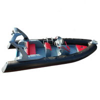 Bateaux pneumatiques semi-rigides (RIB) en fibre de verre Hypalon/PVC de 5,80 m (19 pieds) de fabrication OEM à vendre