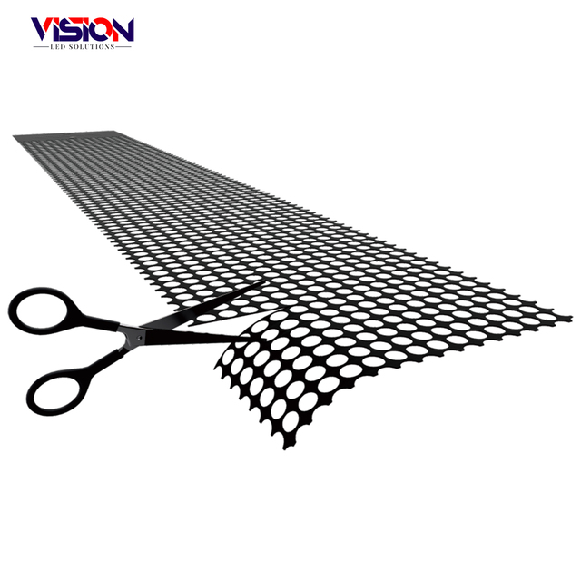 Inooor Window Transparent Super Film Screen P2.5 P3.91 P5 P6.25 P7.8 P10 P20 P30 Indoor LED Holographic Invisible Screen