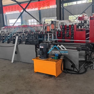 Suministro de fábrica, máquina formadora de rollos en frío de Panel de valla de perno de doble fila de Metal de acero de Color completamente automático - Product Image 3
