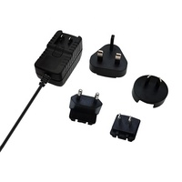 Adaptador de enchufe de CC intercambiable de 24V 0.5A con conexión fácil, rápido y conveniente