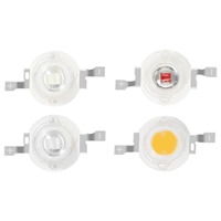 Ampoule LED D1.5 1W haute puissance DC 3.4V rouge vert bleu, diode lumineuse SMD dimmable pour projecteur et downlight DIY