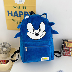 Mochila estilo <span class=keywords><strong>Sonic</strong></span> the Hedgehog, mochila escolar <span class=keywords><strong>de</strong></span> dibujos animados para parejas, mochila <span class=keywords><strong>de</strong></span> viaje <span class=keywords><strong>de</strong></span> gran capacidad para estudiantes mujeres y hombres - Product Image 6
