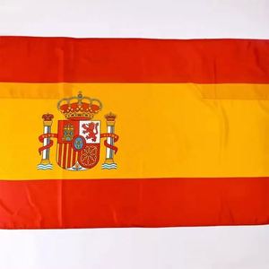 Capes de drapeau personnalisées en polyester 3 x 5 pieds (90x150cm) pour pays du monde entier : Espagne, Amérique, Mexique - Product Image 2