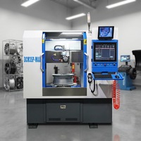 Machine à réparer les jantes pour la réparation de roues automobiles, équipement de rénovation de jantes à coupe diamantée pour les ateliers 4S DCM35P-MAX