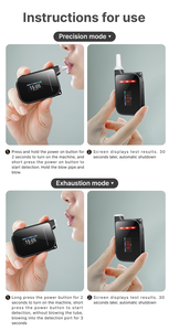 Alcootest Airsemse H3 à large plage de <span class=keywords><strong>mesure</strong></span> avec capteur à pile, couleur personnalisée, 94x43x17.5mm - Product Image 2