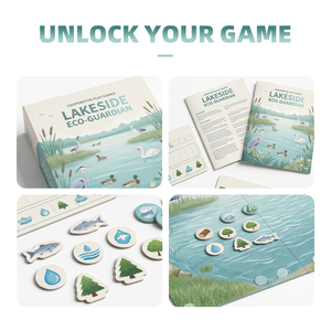 Boîte de rangement rigide en deux parties pour télescope, en carton épais de 3 mm, avec revêtement anti-reflet en lin, pour jeux de société immersifs RPG sur le thème des animaux de la forêt - Product Image 3