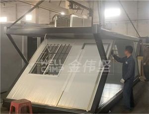 WELLCAMP <span class=keywords><strong>Grossiste</strong></span> Maison Conteneur Pliante <span class=keywords><strong>de</strong></span> Type Z Design Moderne Respirant Hôtel Chantier <span class=keywords><strong>de</strong></span> Construction Bureau Logement pour Réfugiés - Product Image 3