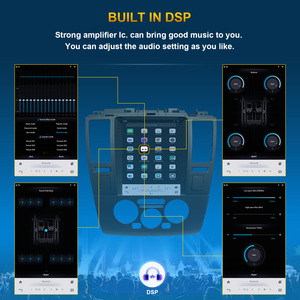 Autoradio Android 13 de 10,4 pouces de style Tesla pour Nissan Tiida 2004-2011, lecteur multimédia de voiture, système audio, CarPlay <span class=keywords><strong>sans</strong></span> fil, 4G - Product Image 4