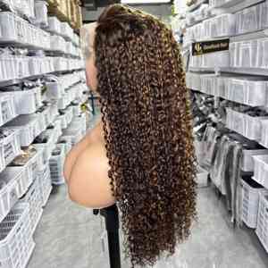 Perruque sans colle Virgin Pixie Curl 15A SDD, 30 pouces, 13x4, perruque en dentelle frontale complète HD, fournisseur en gros, perruques en cheveux humains indiens vierges - Product Image 2